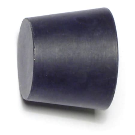 MIDWEST FASTENER 1.2" x 1" #6 Black Rubber Stoppers 4PK 65872